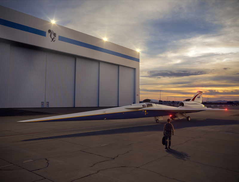 A conceptual image of the aircraft